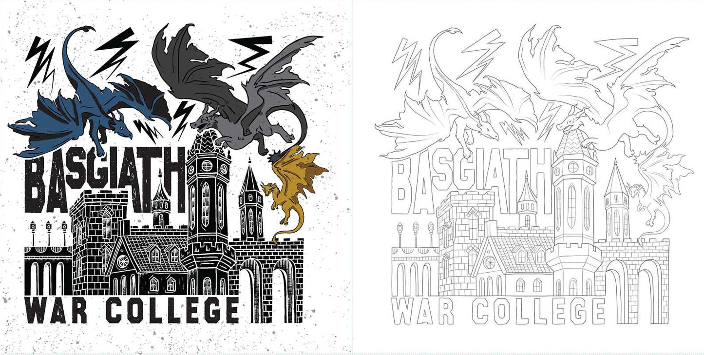 Fourth Wing Coloring Book