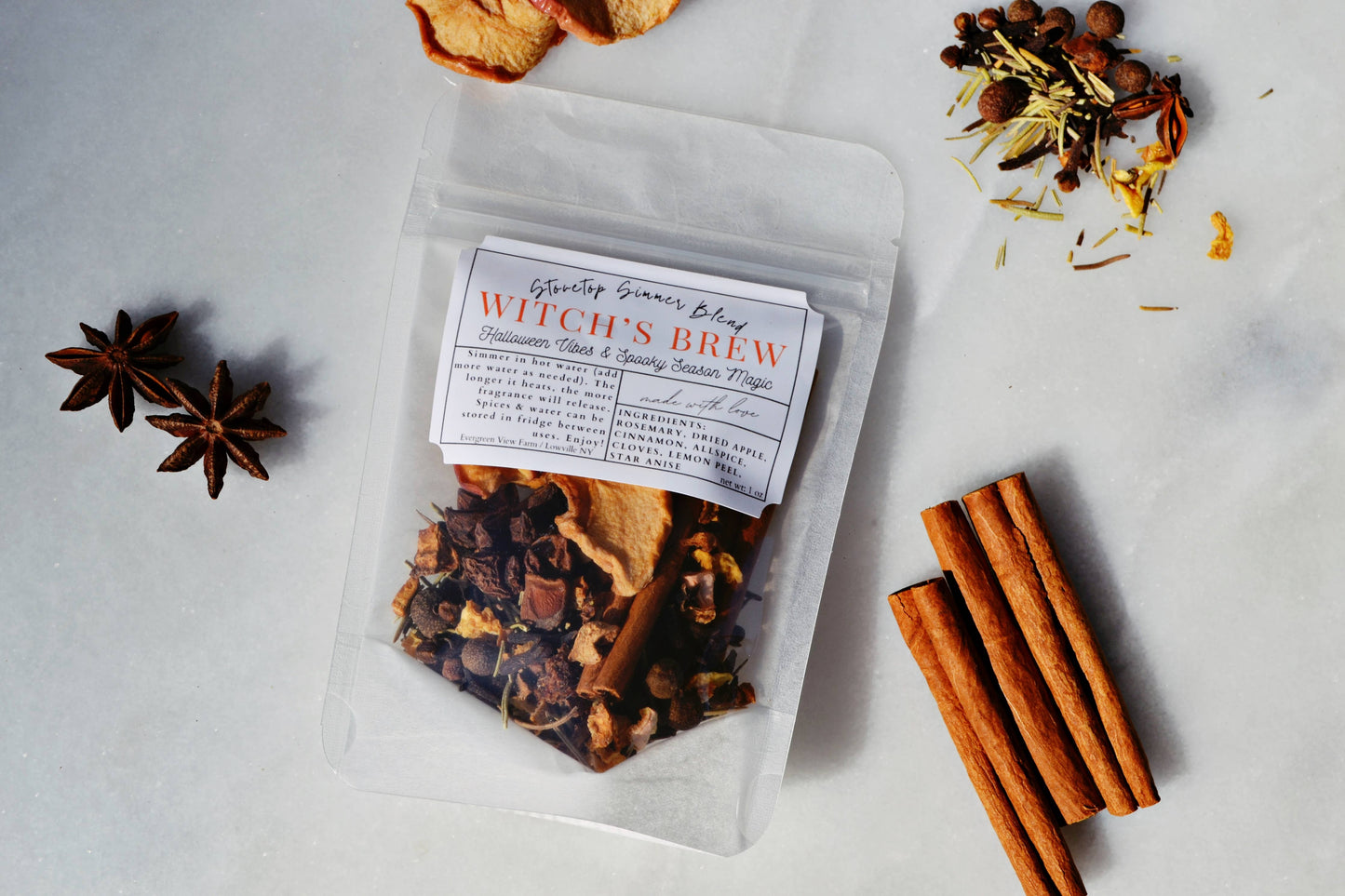 Witch's Brew Autumn Fall Halloween Simmer Stovetop Spices