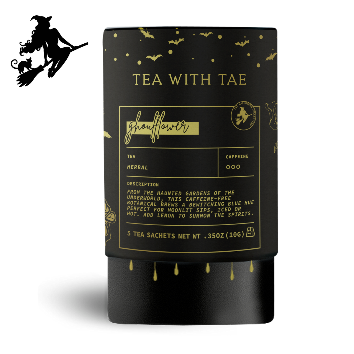 Ghoulflower Halloween Mini Tea Tube Gift