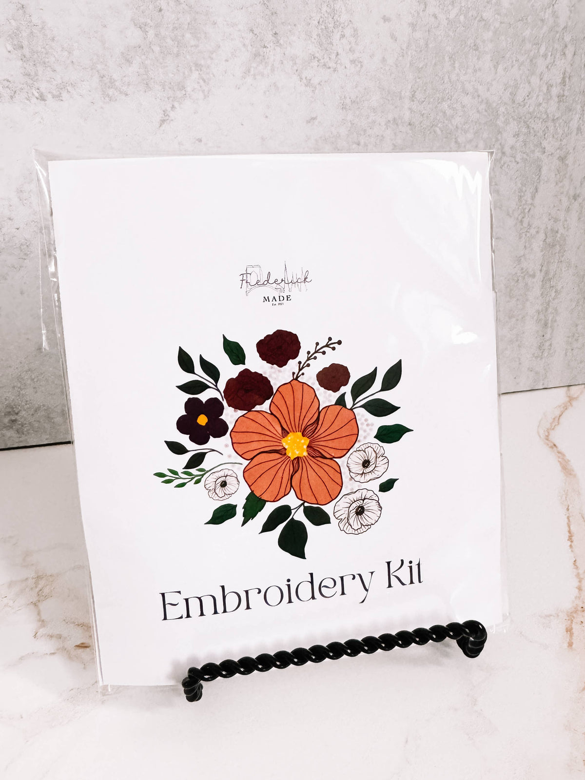 Floral Embroidery Kit – photo 2
