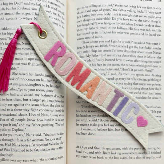 Romantic Felt Bookmark