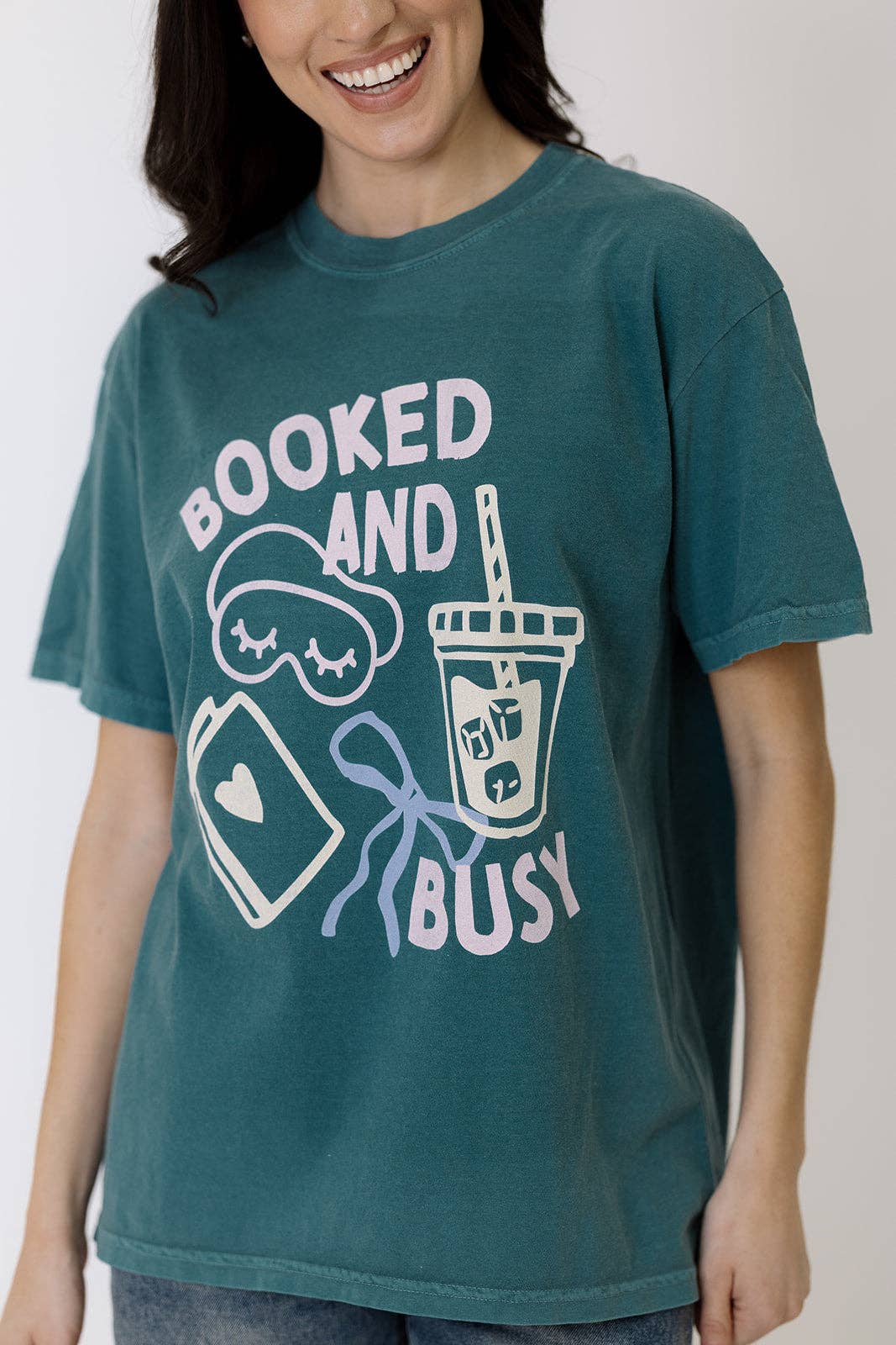 Booked And Busy Tee: Small