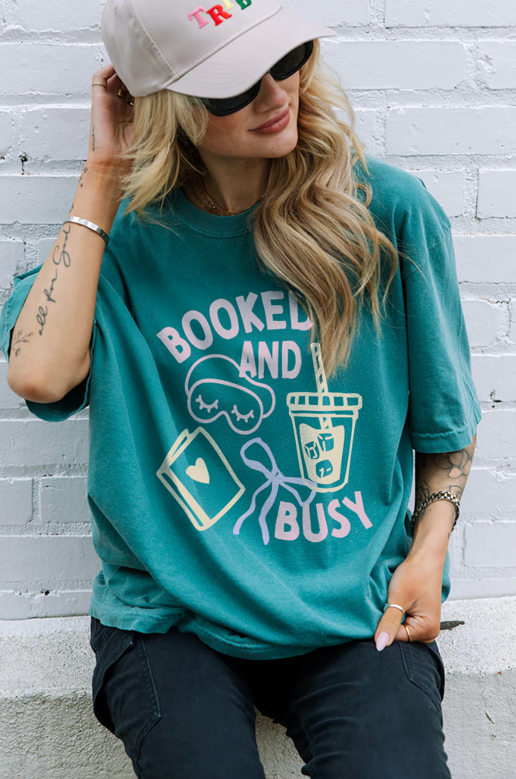 Booked And Busy Tee: Large