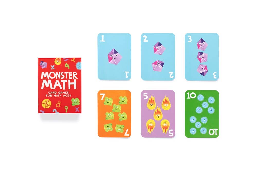 Monster Math: Card Games That Create Math aces