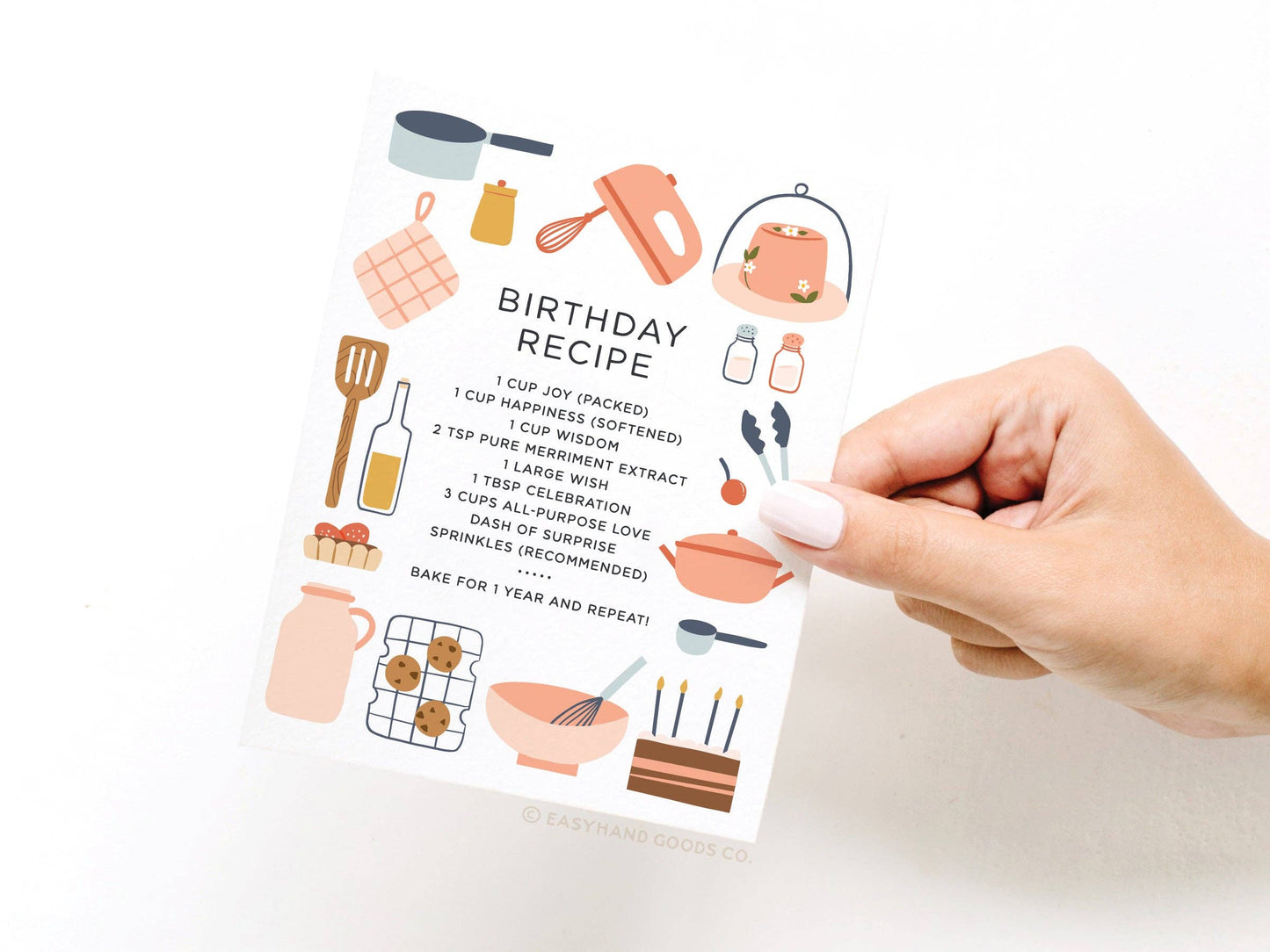 Birthday Recipe Greeting Card