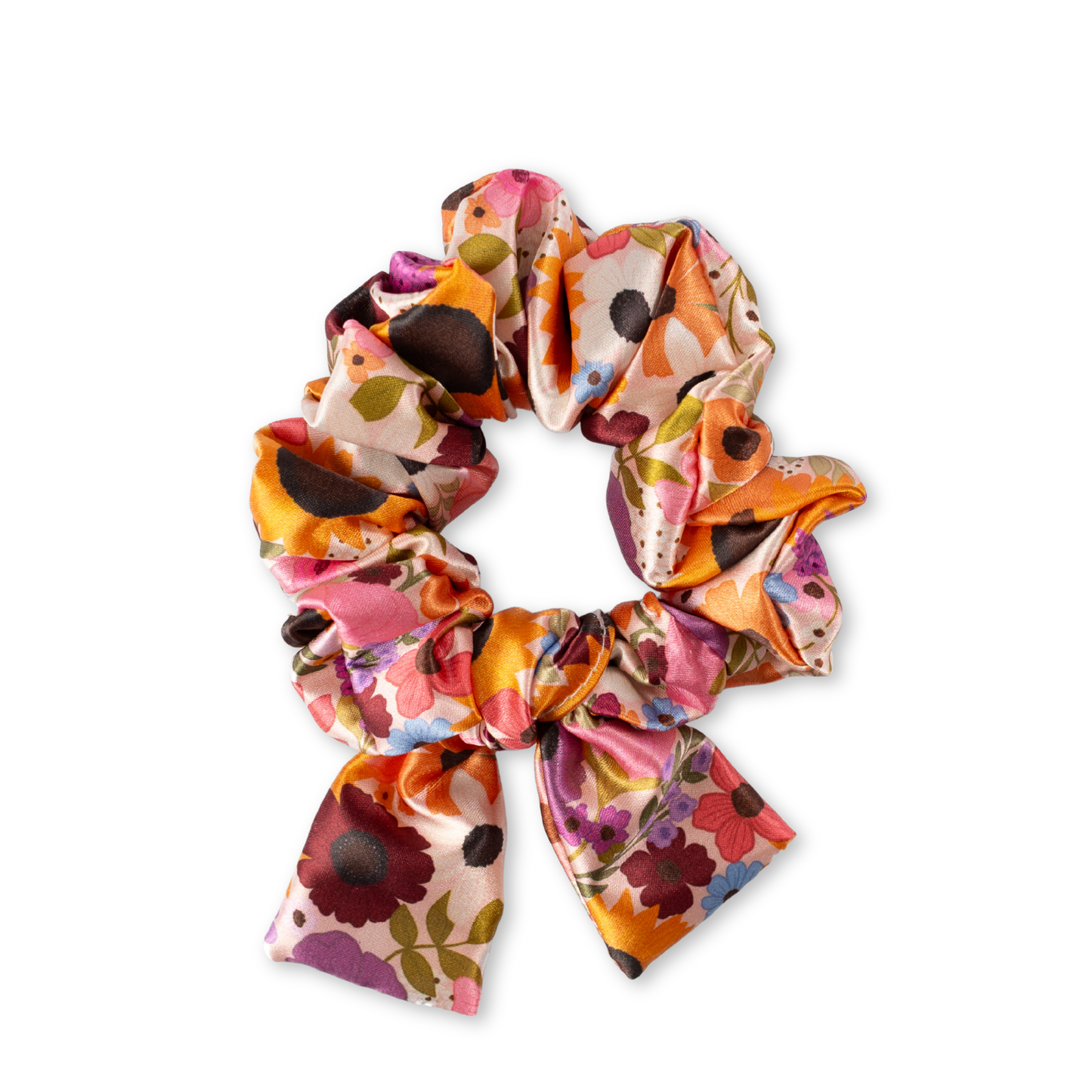 Satin Scrunchie: Terracotta