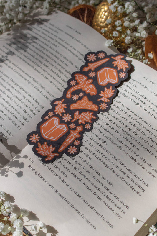 Fantasy Gingerbread Cookies Die-Cut Bookmark