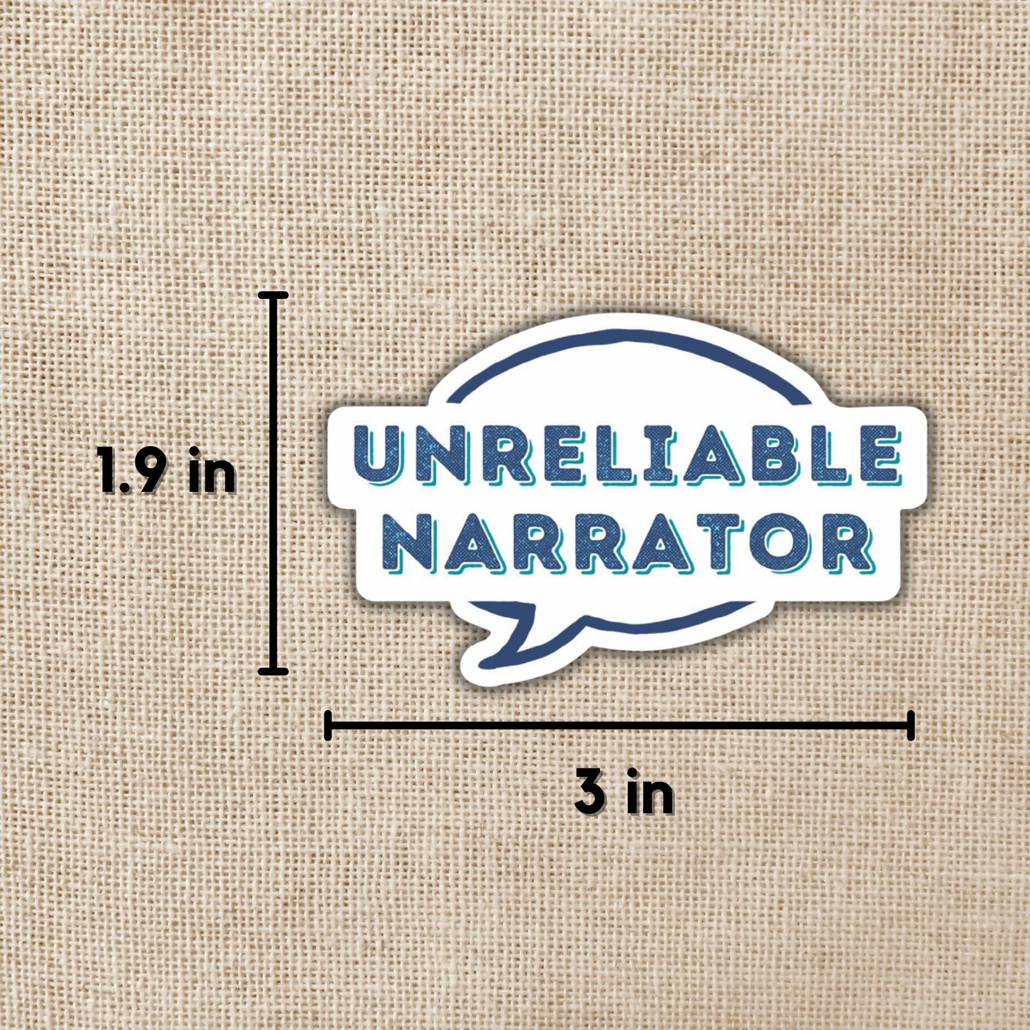 Unreliable Narrator Sticker