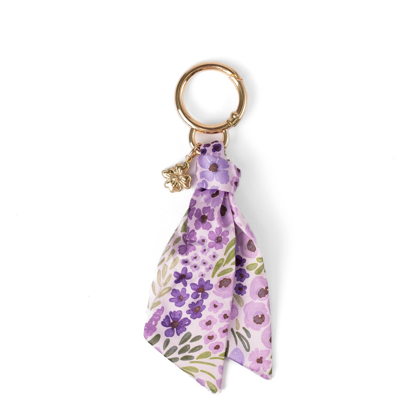 Floral Satin Keychain: Summer Meadows