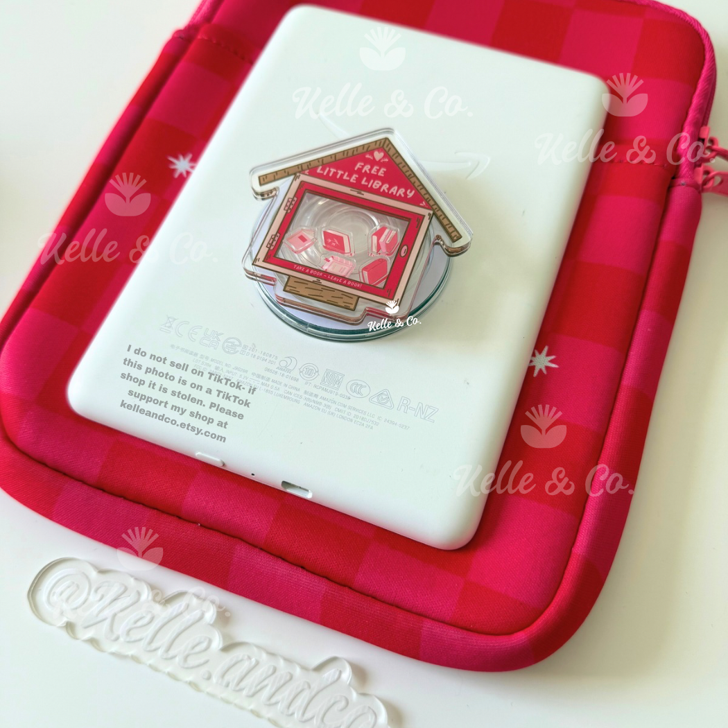 Little Library Shaker MagSafe Kindle Grip | Kindle case grip: Make it Magsafe