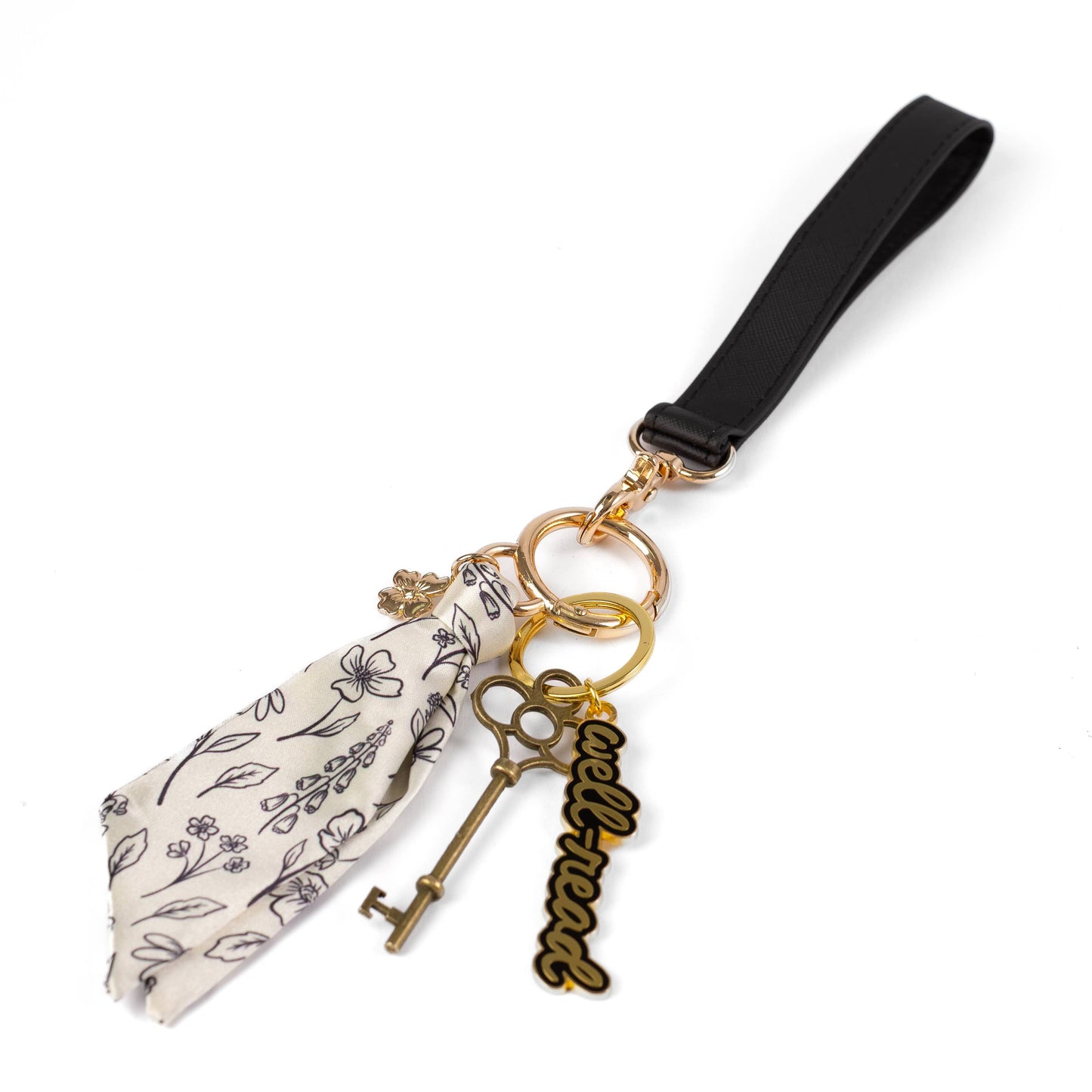 Floral Satin Keychain: Summer Meadows