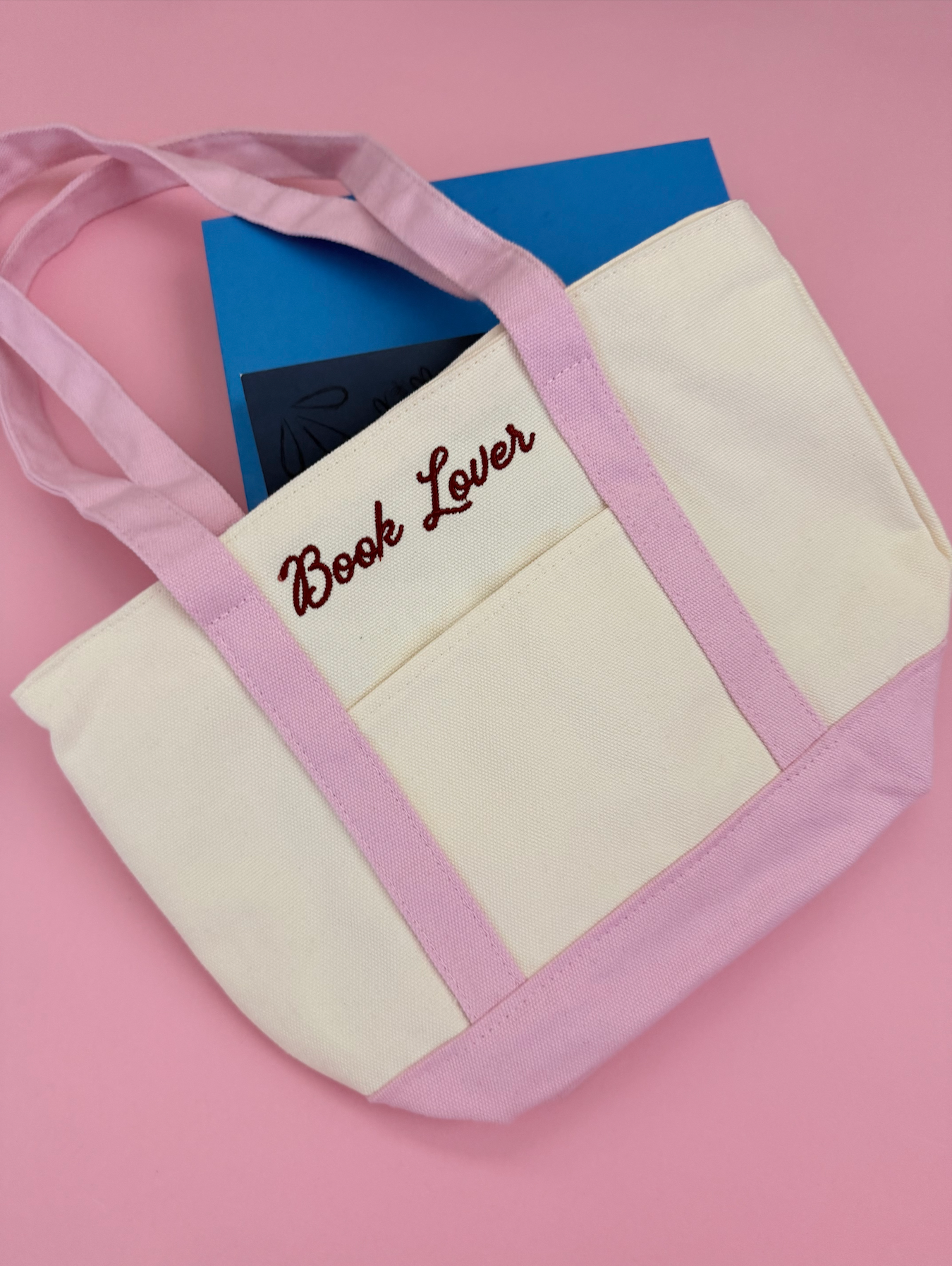 Book Lover Mini Tote Bag