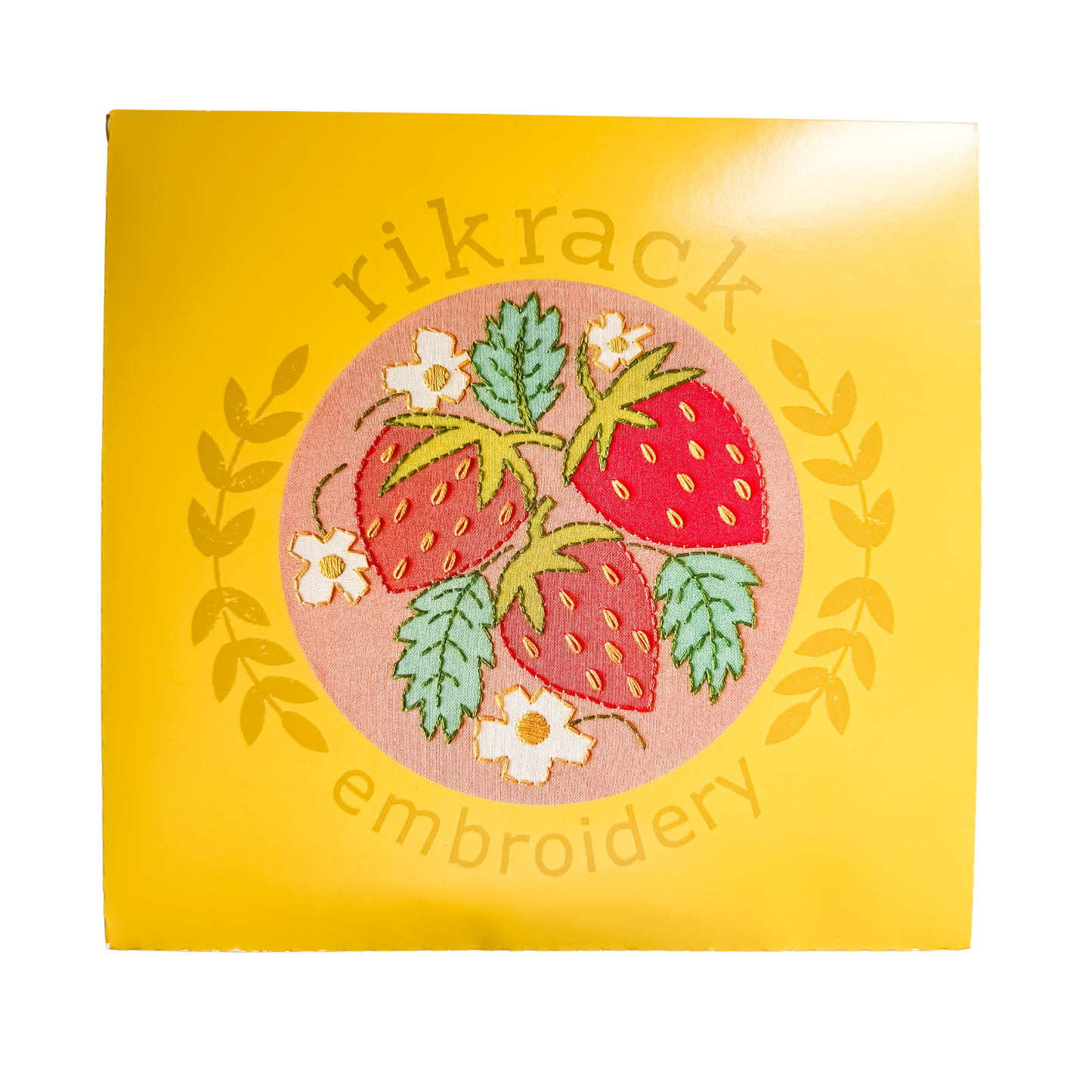 Strawberries Embroidery Kit