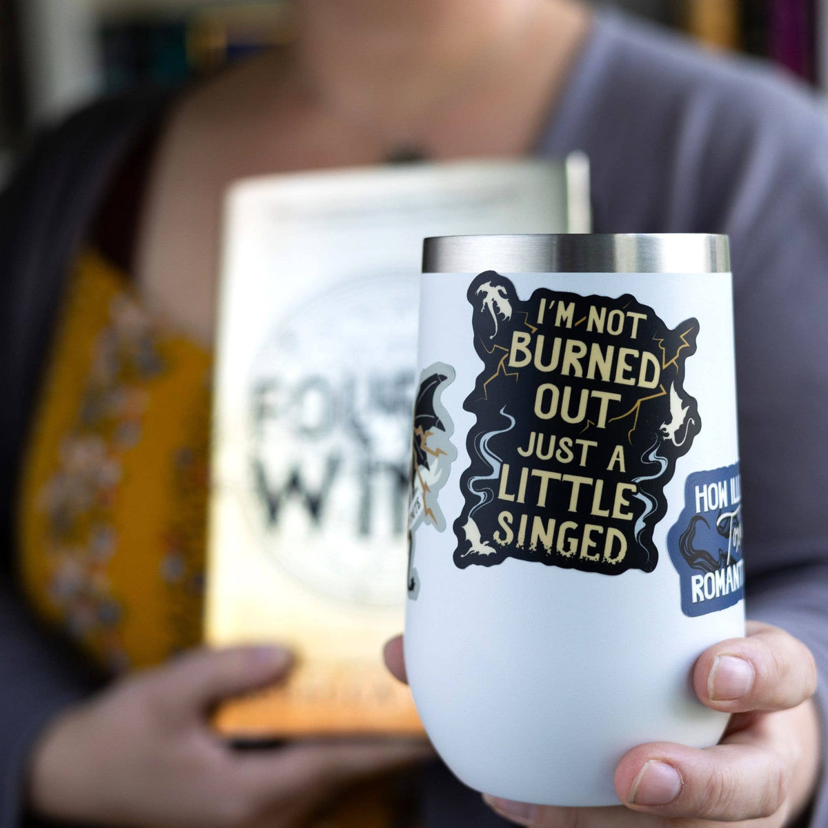 Just a Little Singed Sticker | Fourth Wing – photo 3