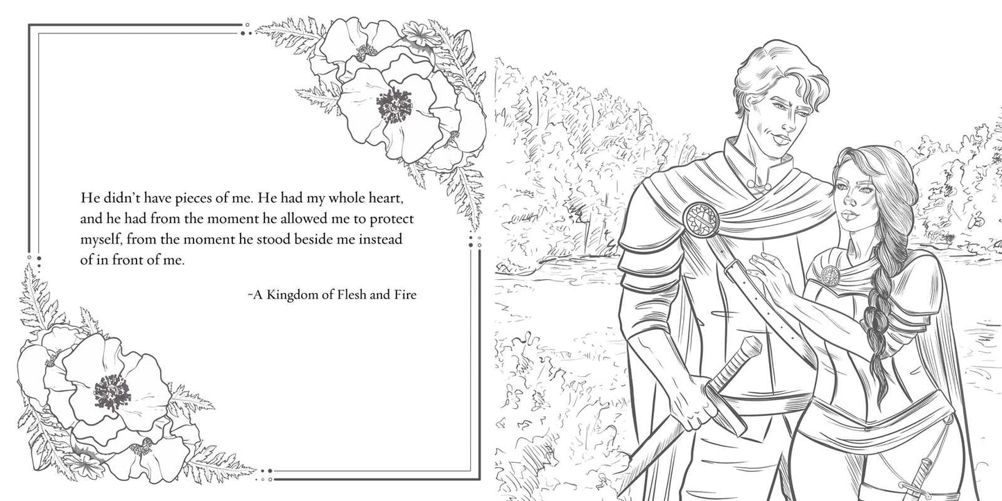 Official Blood and Ash Coloring Book