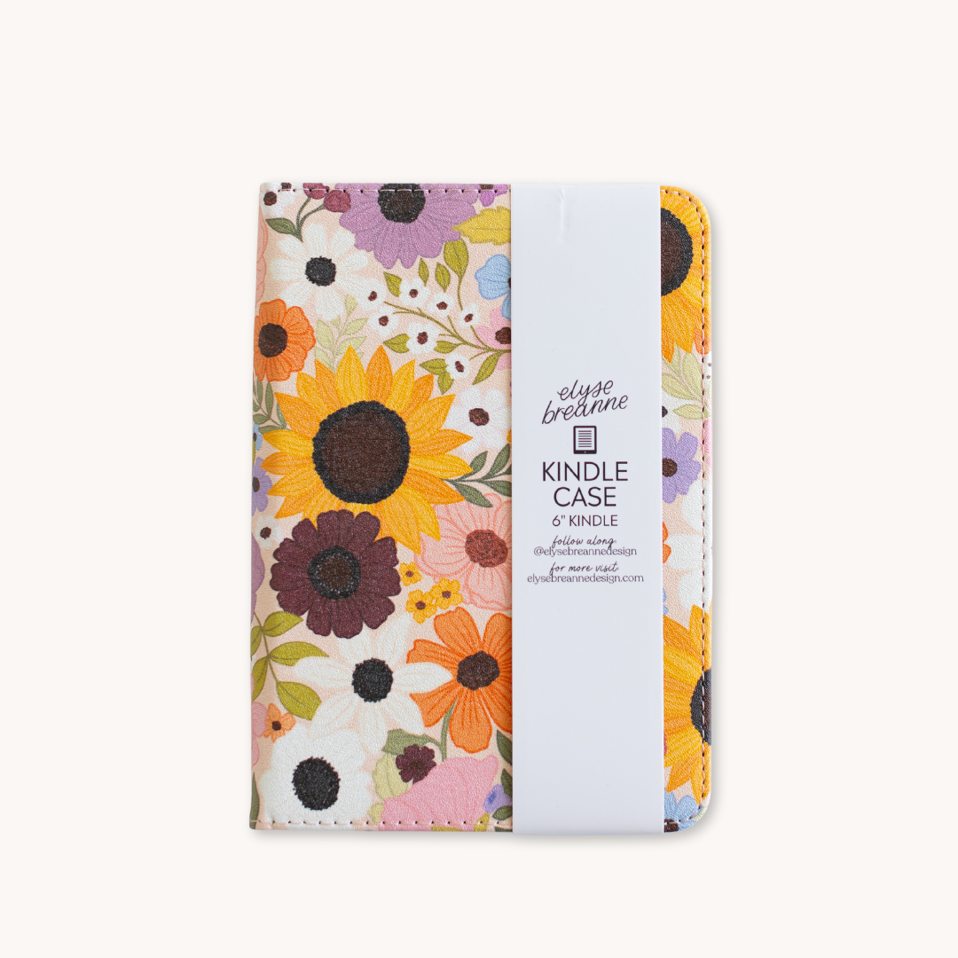 Rainbow Garden Kindle Case