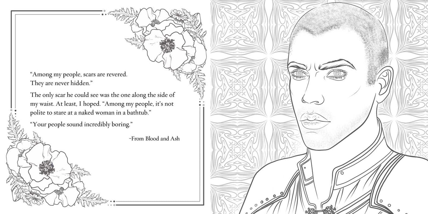 Official Blood and Ash Coloring Book