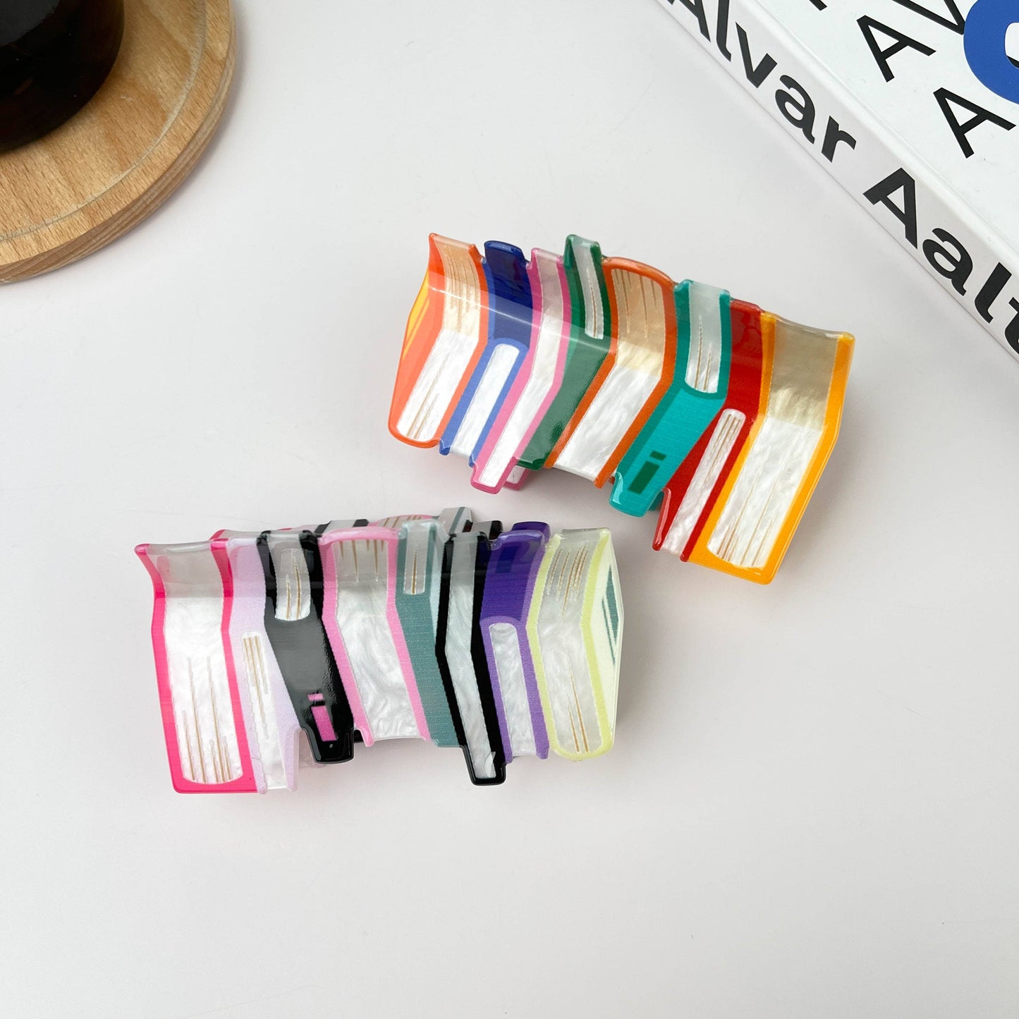 3.7'' Book Hair Clip: A