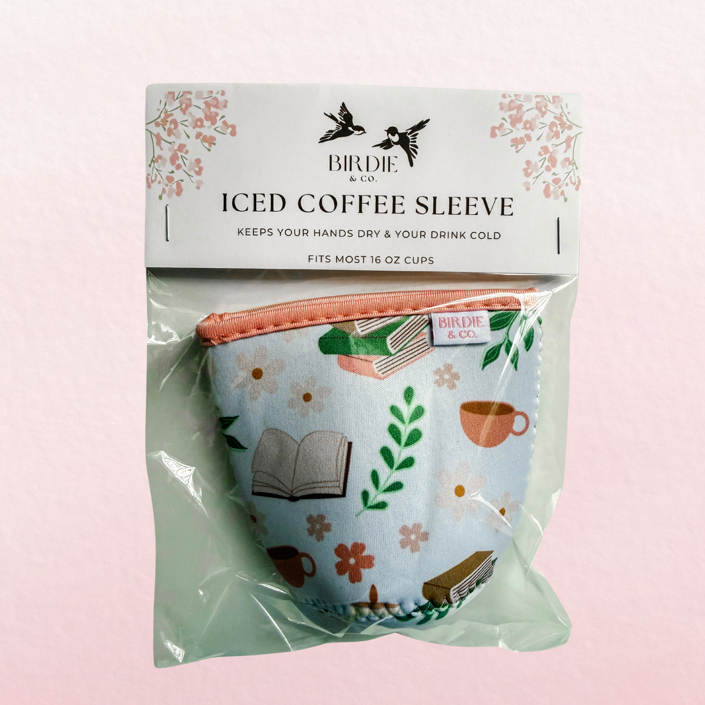 Coffee & Books Iced Coffee Sleeve