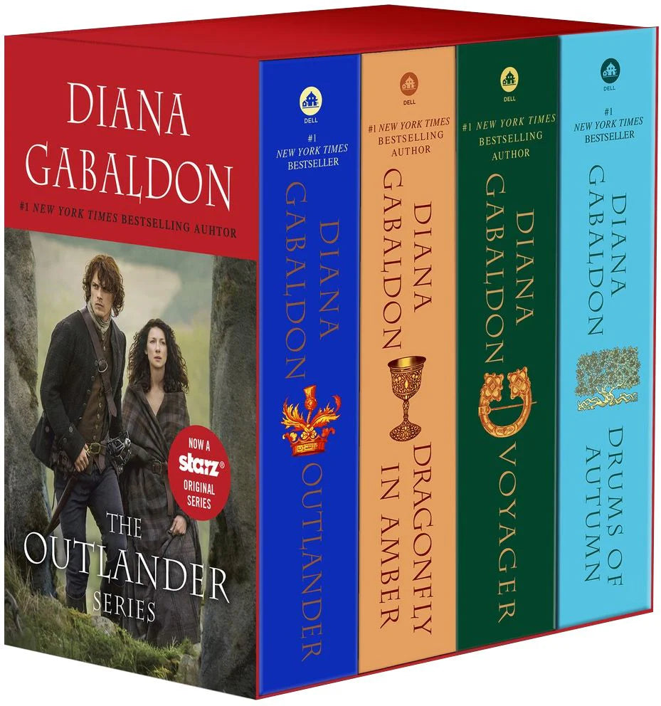 Outlander 4-Copy Boxed Set: Outlander, Dragonfly in Amber, Voyager, Drums of Autumn by Diana Gabaldon