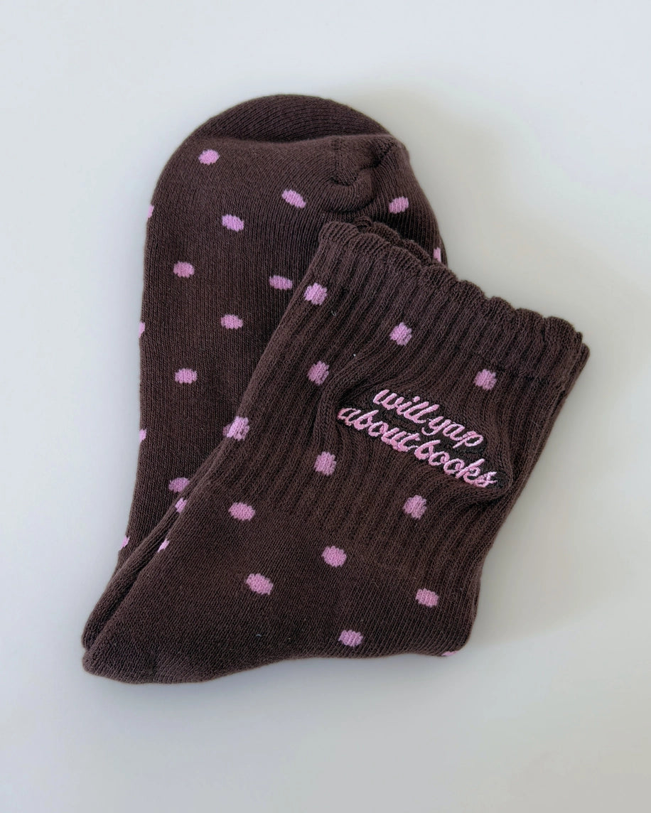 Book Lover Socks - Will Yap About Books